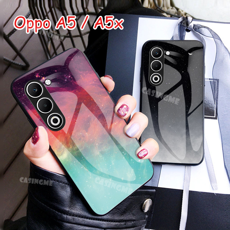 สําหรับOppo A5 4G 2025 กระจกนิรภัยเคสโทรศัพท์สําหรับOppo a5x A5 A5Pro Oppo A 5 x OPPOA5x 5 Pro 4G 5G