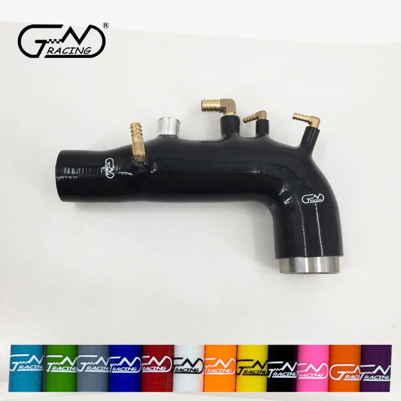 ชุดท่อไอดีซิลิโคน Turbo สำหรับ Subaru WRX ปี 2008-2014 GE GH GR GV EJ25 Rev9