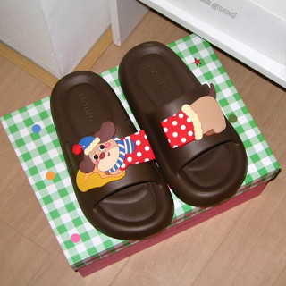 XIXITIAO ผู้ชายผู้หญิงรองเท้าแตะฤดูร้อนคู่สุนัขน่ารักกลางแจ้…