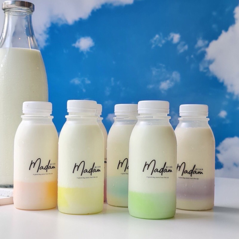 ขวดทนความร้อน ขวดพลาสติก ขวดขุ่น PP 200 cc 250 cc 300 cc ปาก34 พร้อมฝา