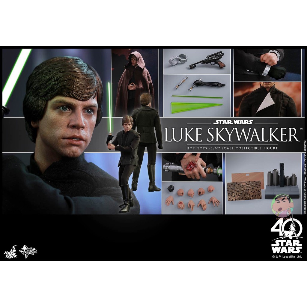 ของเล่นร้อน MMS429 Luke Skywalker 1/6 Scale รูปสะสม
