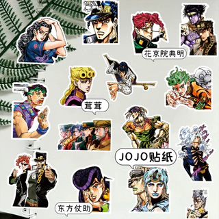 ชุดสติกเกอร์ผู้ใช้ขาตั้งของ JoJo (77-82 ชิ้น) - Monochrome Bizarre Decals สําหรับ Journal & Phone DIY - Murah & Keren