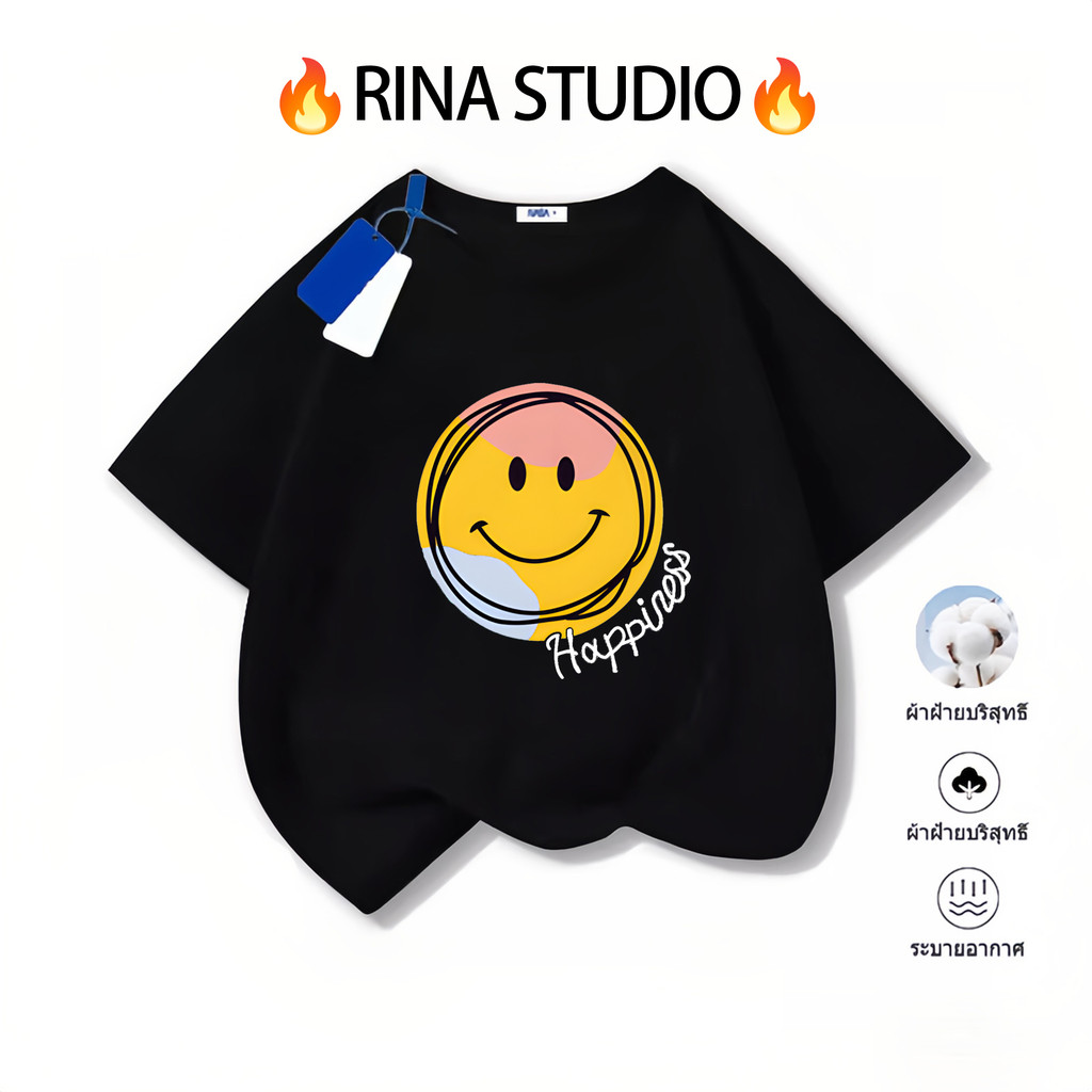 🔥พร้อมส่ง&COD🔥RINA STUDIO🔥 2025 สินค้าใหม่! เสื้อยืดแขนสั้นครอบครัว เดรสแม่ลูก แม่ ชุดครอบครัว ชุดแม่ลูก ครอบครัว#5