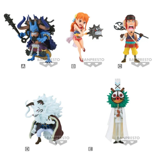 โรงงานแว่นตา One Piece WCF Wano Country Demon Island 8 Kaido Nami Usop Moon Lion Dog Lan CP0