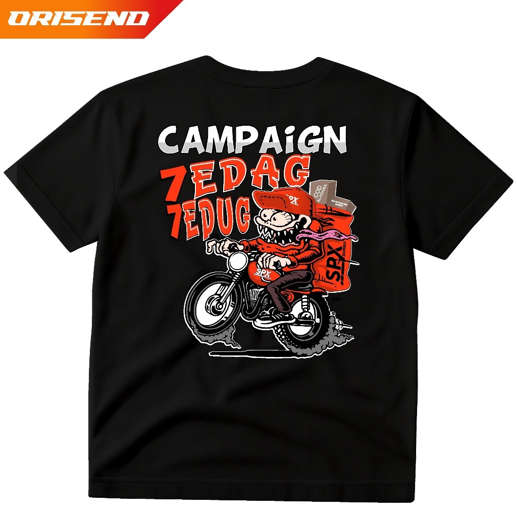 เสื้อยืด Shoppee Express Courier Expedition Package