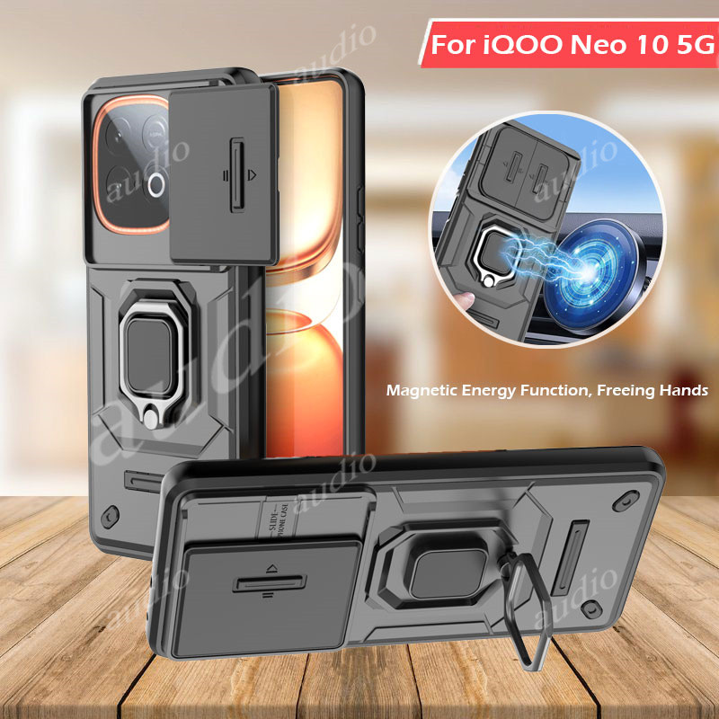 Iqoo neo 10 5G เกราะกันกระแทกสําหรับ Vivo iqoo neo 10 neo10 iqooNeo10 5G 2025 สไลด์กล้องเลนส์ป้องกัน