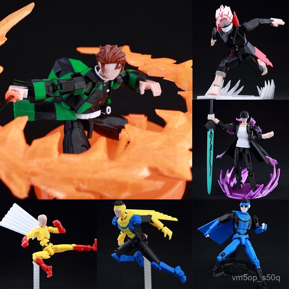 ฟิกเกอร์แอคชั่น dummy13 Titan 13 (Demon Slayer)-Tanjiro jujutsu kaisen ลัคกี้ 13 ดัมมี่ 13