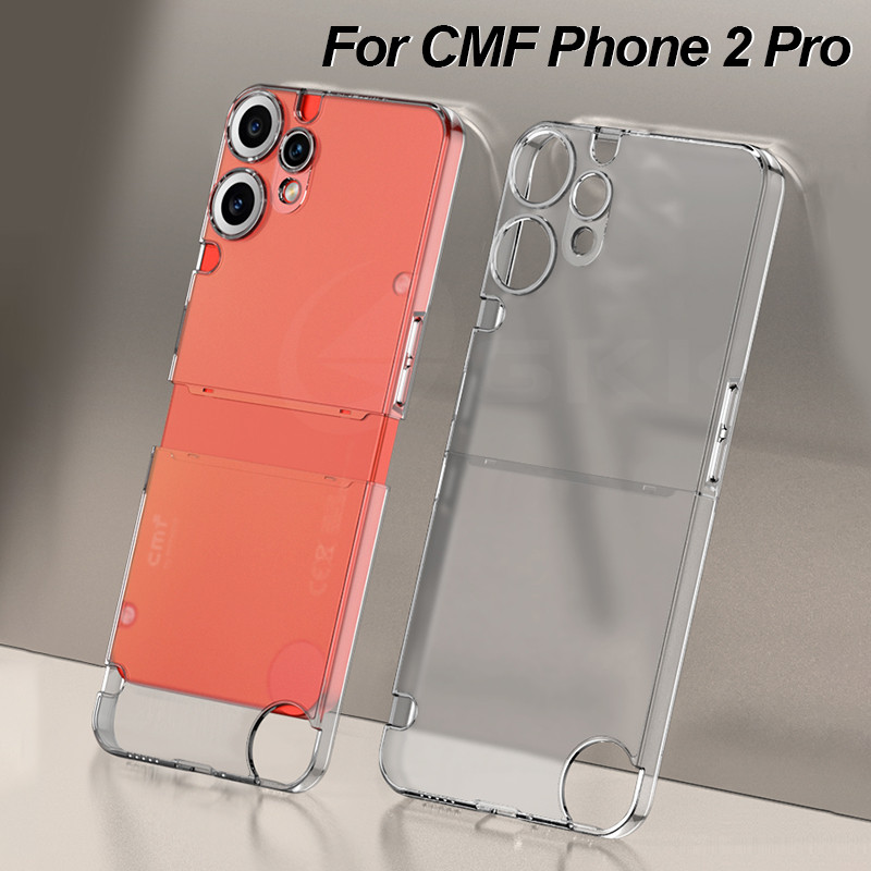 สําหรับ Nothing CMF โทรศัพท์ 2 Pro กรณี 2 ใน 1 โปร่งแสง frosted กันกระแทกพลาสติก Matte สําหรับ CMF โทรศัพท์ 2Pro
