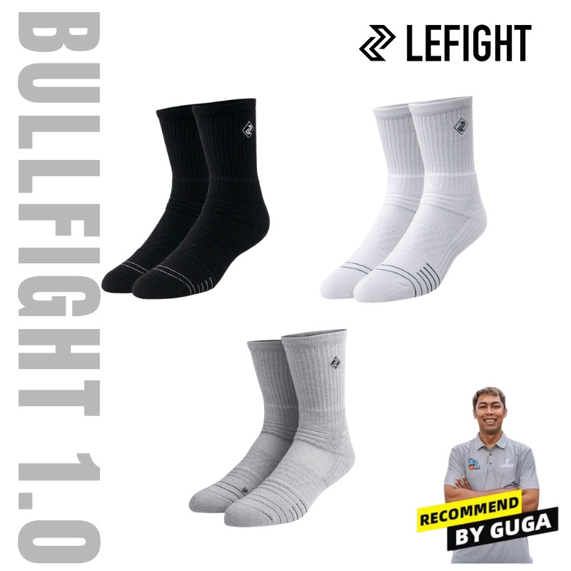 LEFIGHT ถุงเท้าบาสเก็ตบอล ถุงเท้ากีฬา BED20242 – Bullfighting 1.0 High-Cut