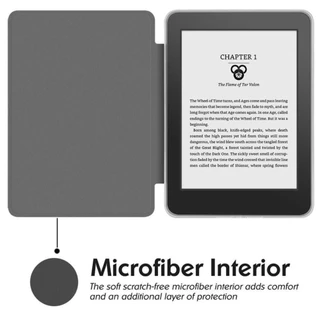 EXTR e-Reader, Auto Wake/Sleep ฝาครอบแม่เหล็กที่ถอดออกได้,สีสันสมาร์ทกันกระแทกอะคริลิคสําหรับ Kindle Paperwhite 12th Gen 2024 7 นิ้ว Colorsoft SA568B