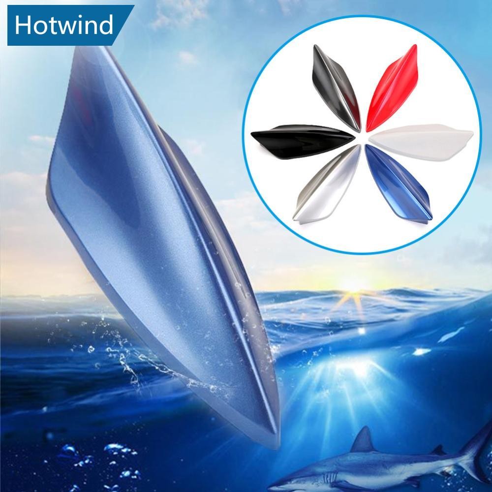 HW Universal Car Shark Fin Antenna สัญญาณหลังคาอัตโนมัติ FM/AM วิทยุ Aerial Replacement G2T9