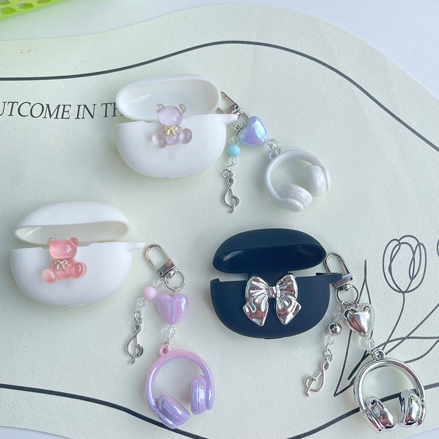 น่ารักสําหรับ EarFun Air Mini 2 / Air 2 nc /AirLife TW205 กรณีการ์ตูนซิลิโคนหูฟังสําหรับ EarFun Air 