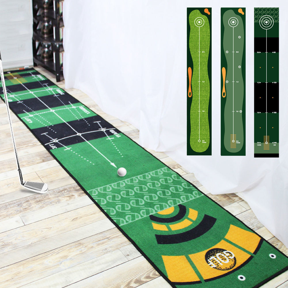 (ราคาต่ำสุด)Indoor and outdoor putter, home/office golf carpet