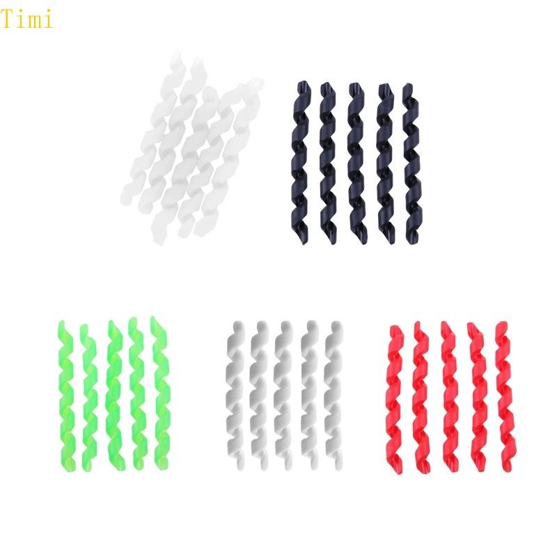 Timi 5 ชิ้นสายเบรคและป้องกันยางจักรยานกรอบสำหรับ Shift Cable พลาสติกRibb
