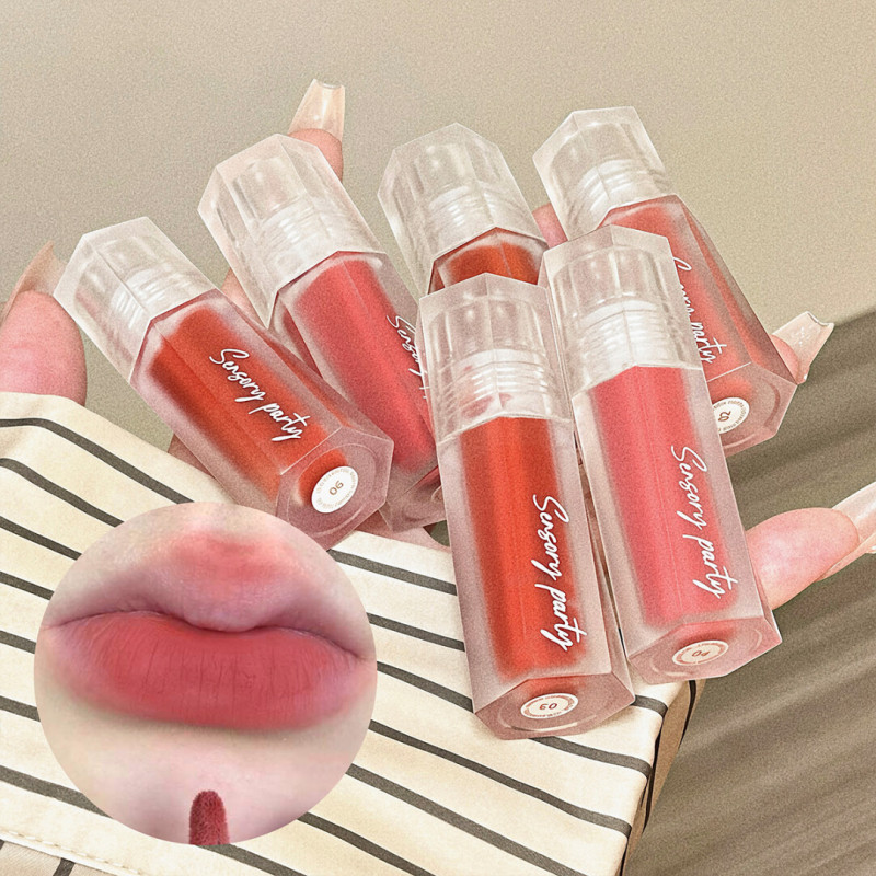 SENSORY PARTY ลิปกลอส นู้ด พิงค์ แมท ลิปกลอส ลิปสติก