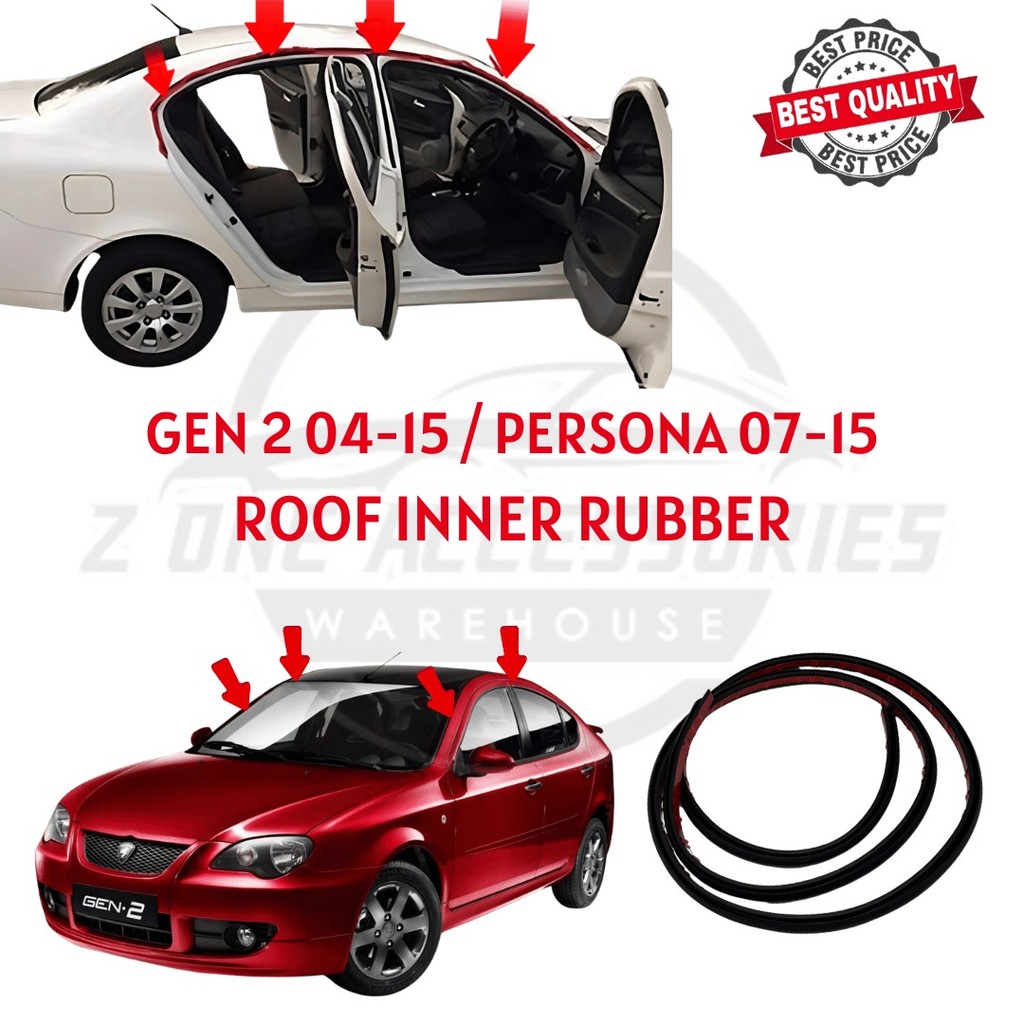 PROTON PERSONA / GEN2 ROOF INNER / BODY ROOF UPPER ยางประตู BODY RUBBER UPPER ประตู