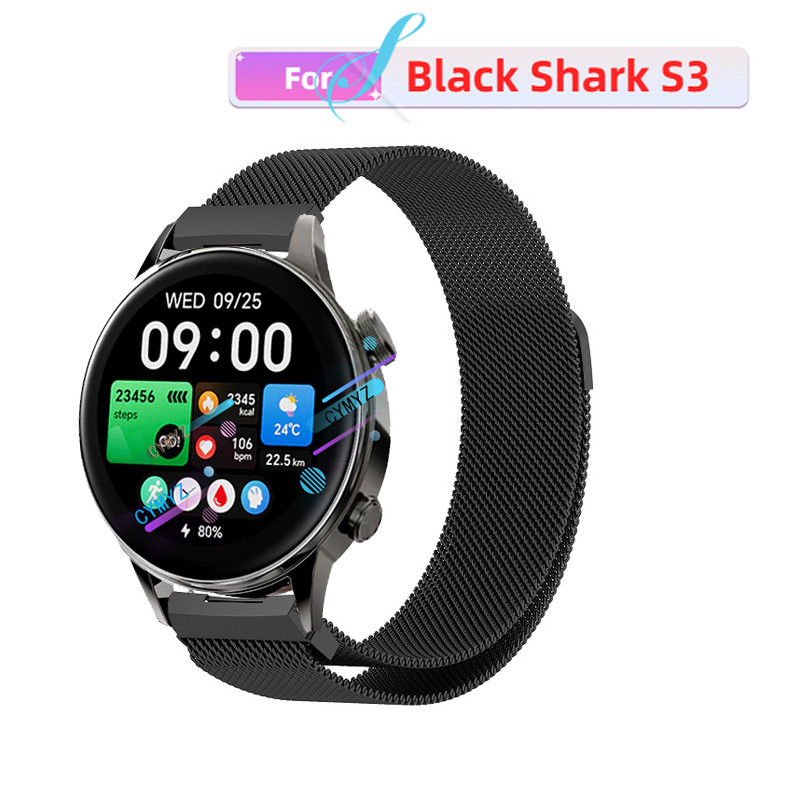 สาย Black shark S3 สายโลหะ Black shark S3 สายนาฬิกาอัจฉริยะ สายรัดข้อมือแบบสปอร์ต