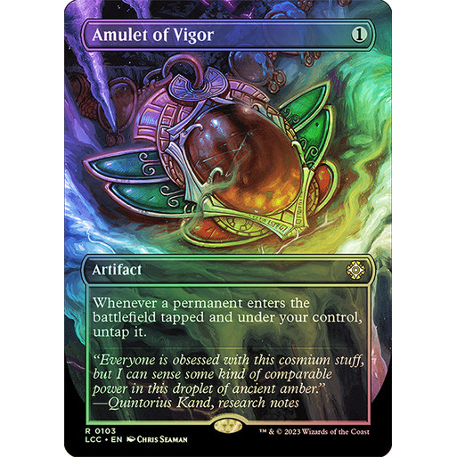 การ์ด EDH PlayTest - Amulet of Vigor (สิ่งประดิษฐ์)