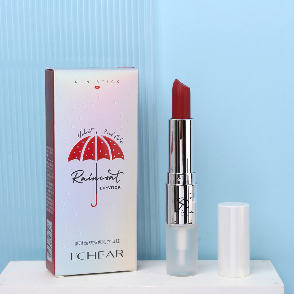 ลัคกี้เวลเวท ลิปสติกติดทนนาน เรนโค้ท Q1168 68QZ