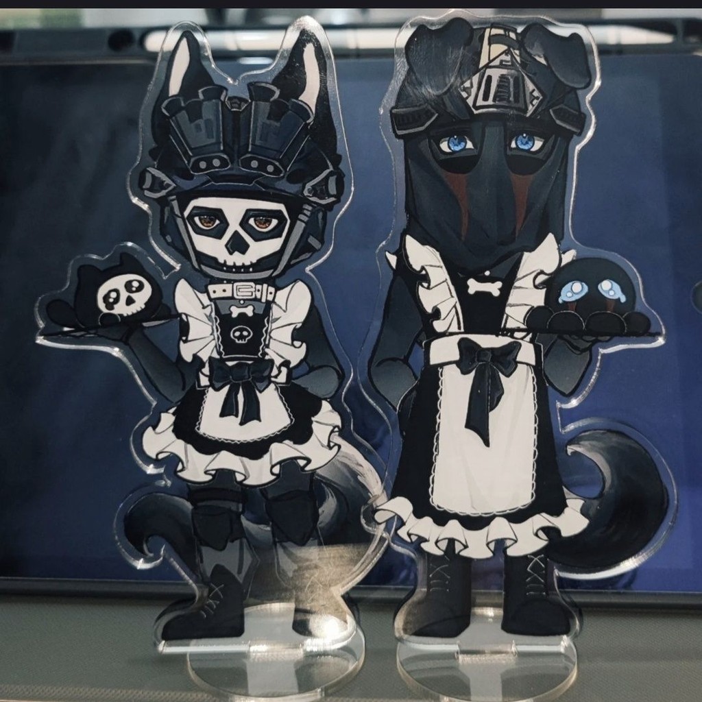 Call of Duty อะคริลิค Ghost Konig Krueger รูปจอแสดงผลอะนิเมะสินค้าคอลเลกชันตกแต่งโต๊ะเครื่องประดับ A