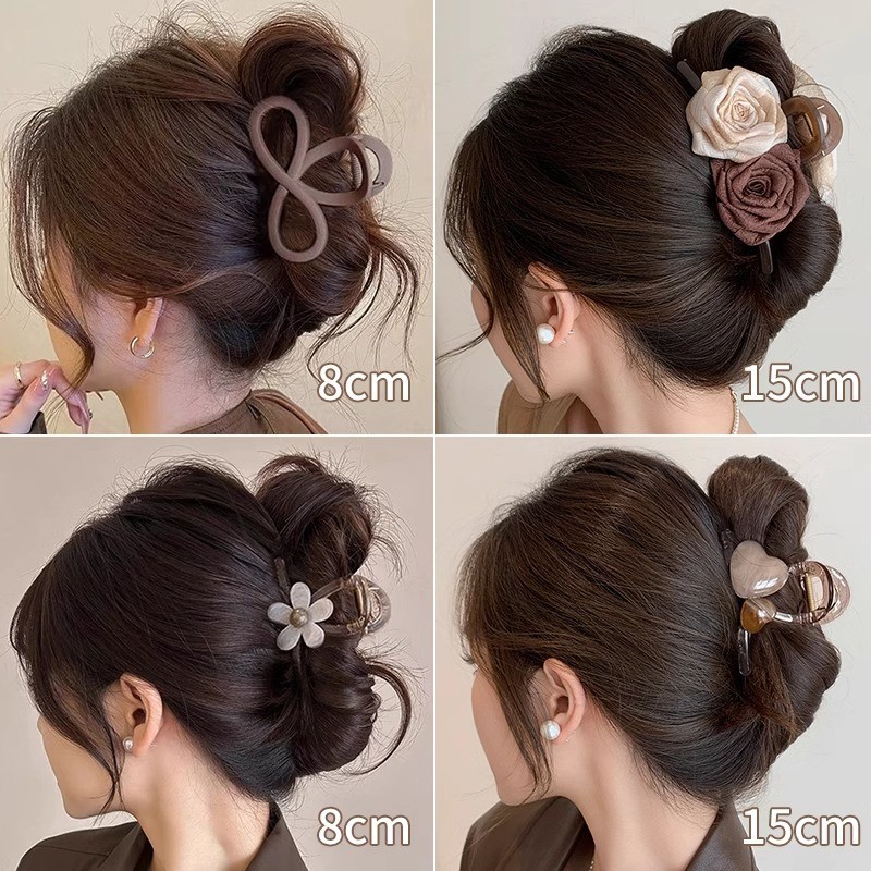 กิ๊บติดผมแฟชั่นเกาหลี อะคริลิคหรูหรากิ๊บติดผม Updo NonSlip เครื่องประดับผมทุกวัน