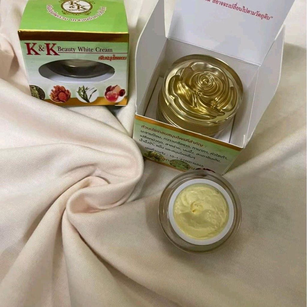 ครีมสมุนไพร K&K Beauty White Cream ครีม k&k