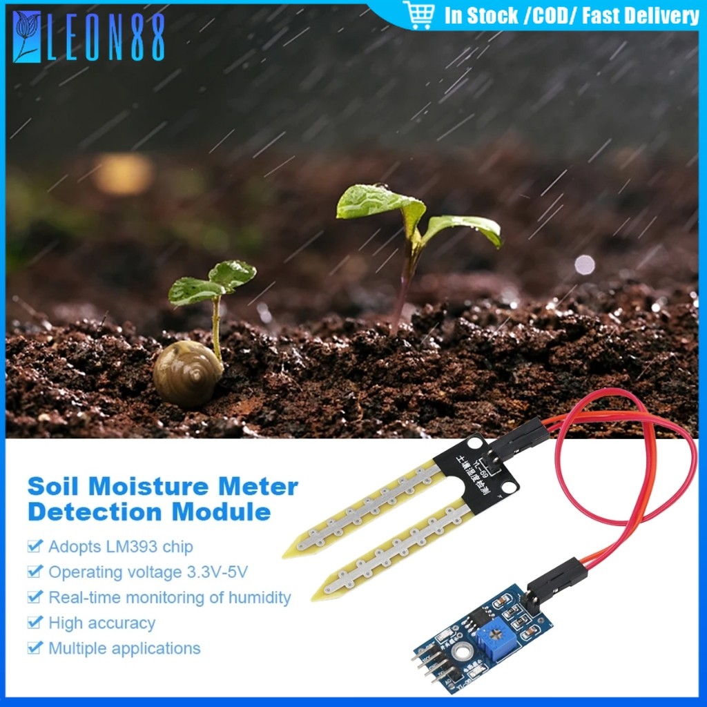 ของมาใหม่！Soil Moisture Sensor Module เซนเซอร์วัดความชื้นในดิน เครื่องวัดค่าดิน Arduino – โปรปัง