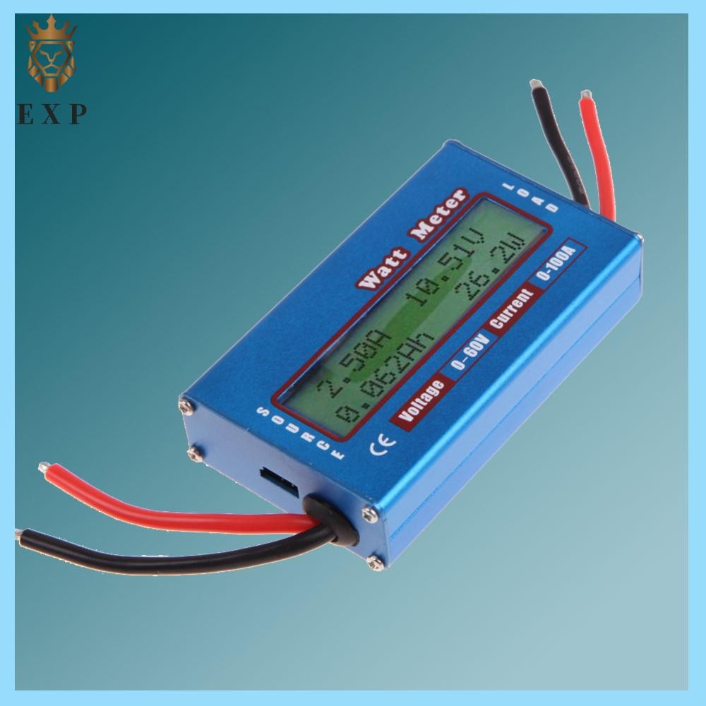 [explosion1.th] DC Power Analyser Watt Volt Amp Meter LCD Digital 12V 24V Solar Wind Analyzer Curren