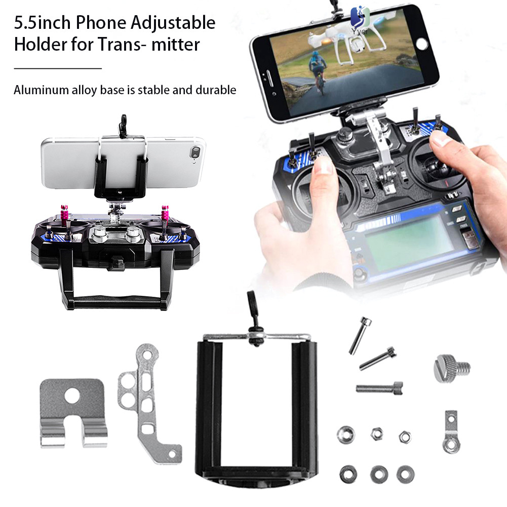 ที่วางโทรศัพท์ปรับมุมสําหรับ Flysky-FS-i6 FS-I6S FS-i6X เครื่องส่งสัญญาณ