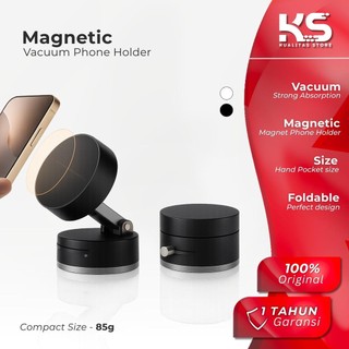 Magnetic Vacum Stand Holder Foldable Mini Size Strong Magnet Phone Holder HP Hisap Kuat Kokoh