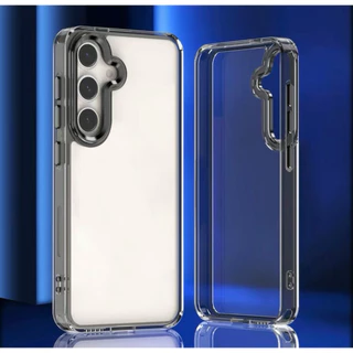 เคสหลังแข็งขอบใส สำหรับ Samsung A06 A16 A26 A36 A56 S24FE A55 A05S A54 S24Ultra S23FE A35 A25 A13 A23 S25Ultra