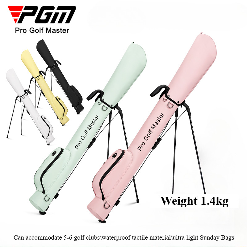 กระเป๋าใส่คลับกอล์ฟขาตั้ง PGM QIAB033 สีพาสเทล น้ำหนักเบา 1.46kg กันน้ำ เหมาะชายหญิง