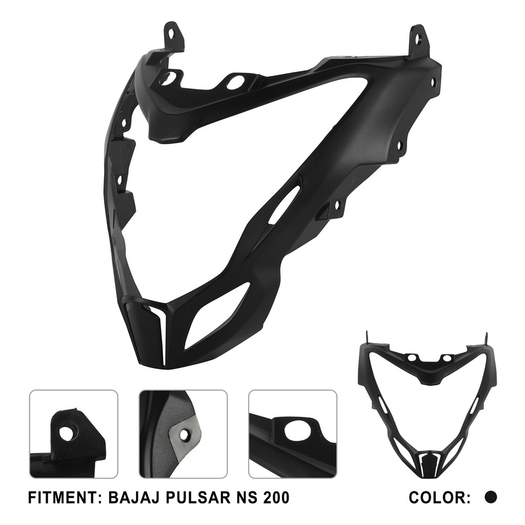 For Bajaj Pulsar NS200 FI ABS Lampshade guards Headlight Cover Fairings Motorcycle accessori and part