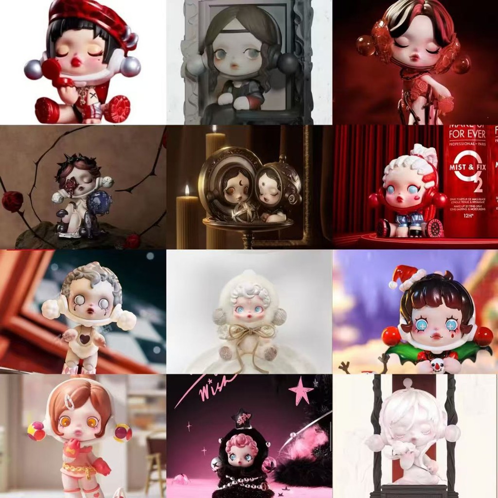 Skullpanda Series Drawing Lovers Figure วันวาเลนไทน์ Nana Komatsu*****--&