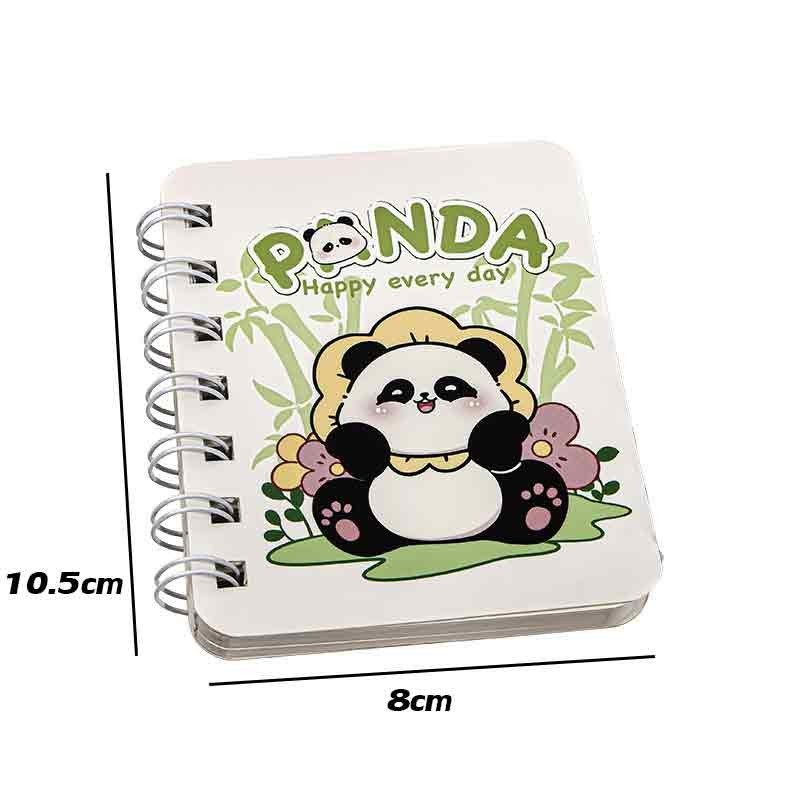 ❤สมุดโน๊ตลายแพนด้าน่ารัก Capibara Notebook A7 การ์ตูนน่ารัก 1 แพ็ค 4 เล่ม - รูปที่ 7