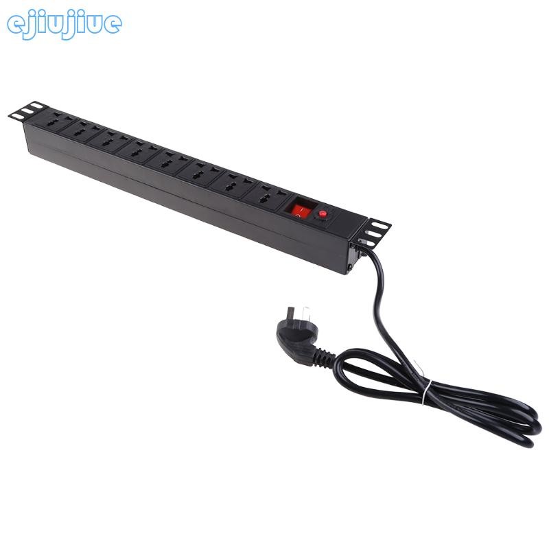 Cc 1U PDU Power Strip Surge Protector สําหรับบ้านโรงเรียนอุตสาหกรรมเชิงพาณิชย์