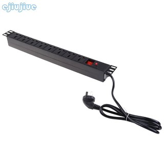 Cc 1U PDU Power Strip Surge Protector สําหรับบ้านโรงเรียนอุตสาหกรรมเชิงพาณิชย์