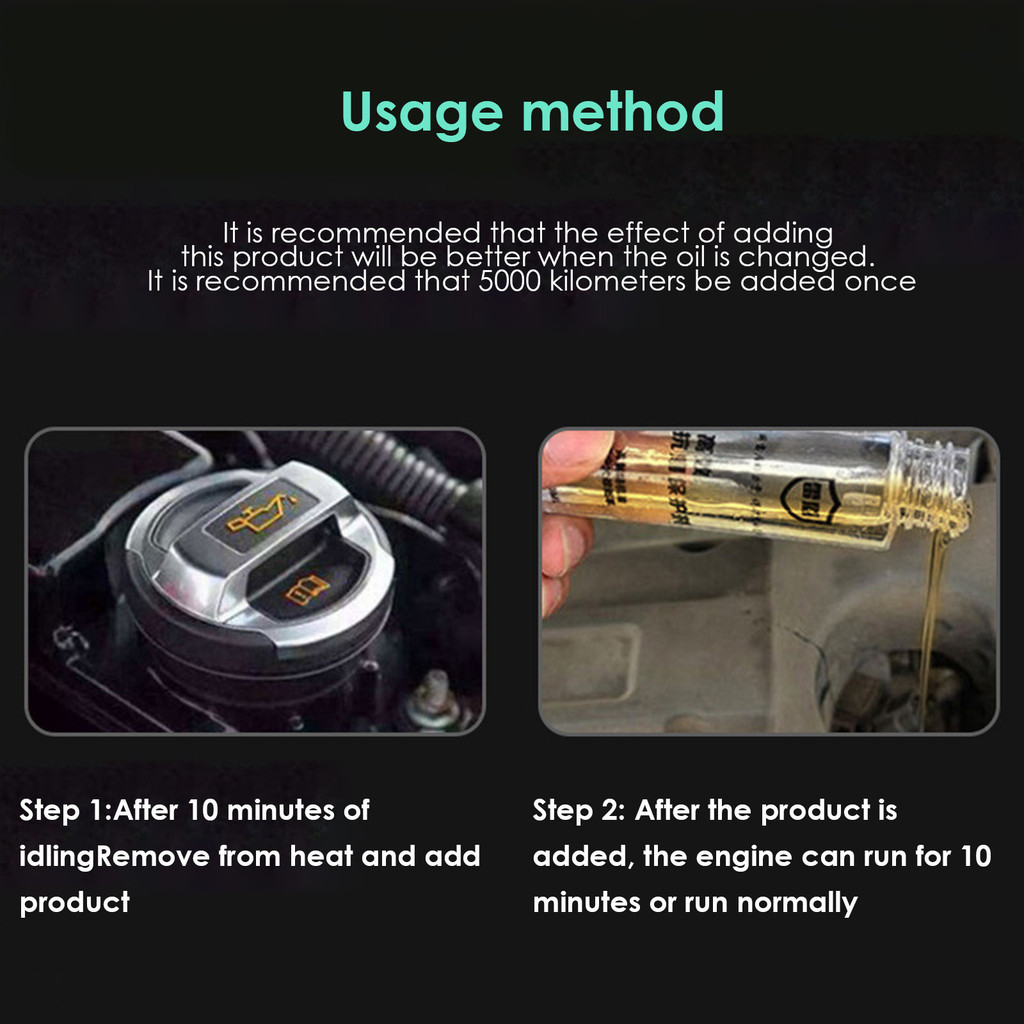 จัดส่งใน 12ชม. น้ํามันป้องกันเครื่องยนต์ กระบอกเครื่องยนต์ ตัวแทนซ่อมลดเสียงรบกวน สารเติมแต่ง น้ํามันสําหรับน้ํามันป้องกันเครื่องยนต์ เคลือบตัวรถ - รูปที่ 5