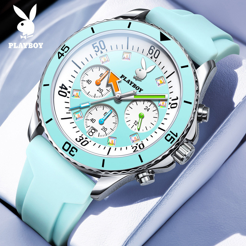 ใหม่นาฬิกาผู้ชาย plysboy นาฬิกาแฟชั่นกีฬานาฬิกาควอทซ์นักเรียนคู่นาฬิกาผู้หญิงบุคลิกภาพปฏิทินนาฬิกาลําลอง
