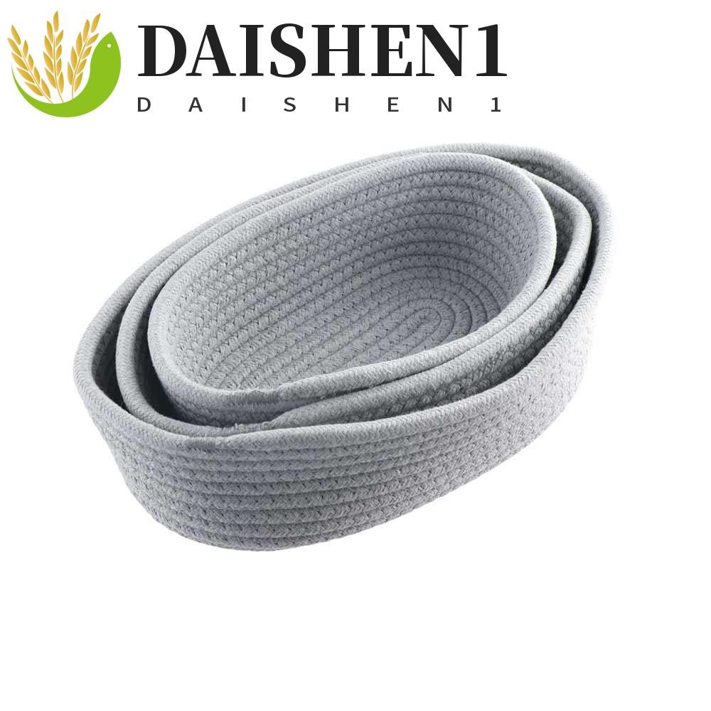 Daishen1 ตะกร ้ าเก ็ บเดสก ์ ท ็ อปคีย ์ ทอ Home Office อุปกรณ ์ รีโมทคอนโทรลหูฟัง Candies Sundries Organizer