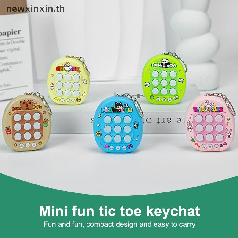 ^N^ Capybara Tic-Tac-Toe Board Game Mini Electronic Game Machines Montessori Puzzle Table Game Chess