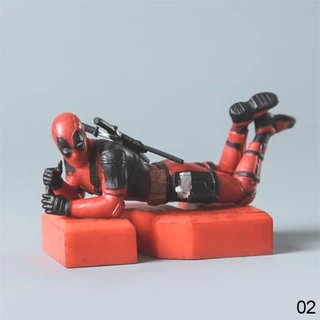 TME Cool Character Deadpool Action Figure เครื่องประดับภายในรถ Home Anime Fingurine ตกแต่ง PVC คอลเลกชันของเล่น