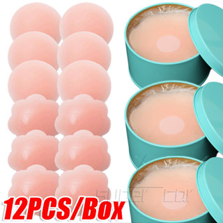 สติกเกอร์ชุดชั้นในไร้รอยต่อไม่มีสายหนัง 12 ชิ้น, ปลอกซิลิโคน…