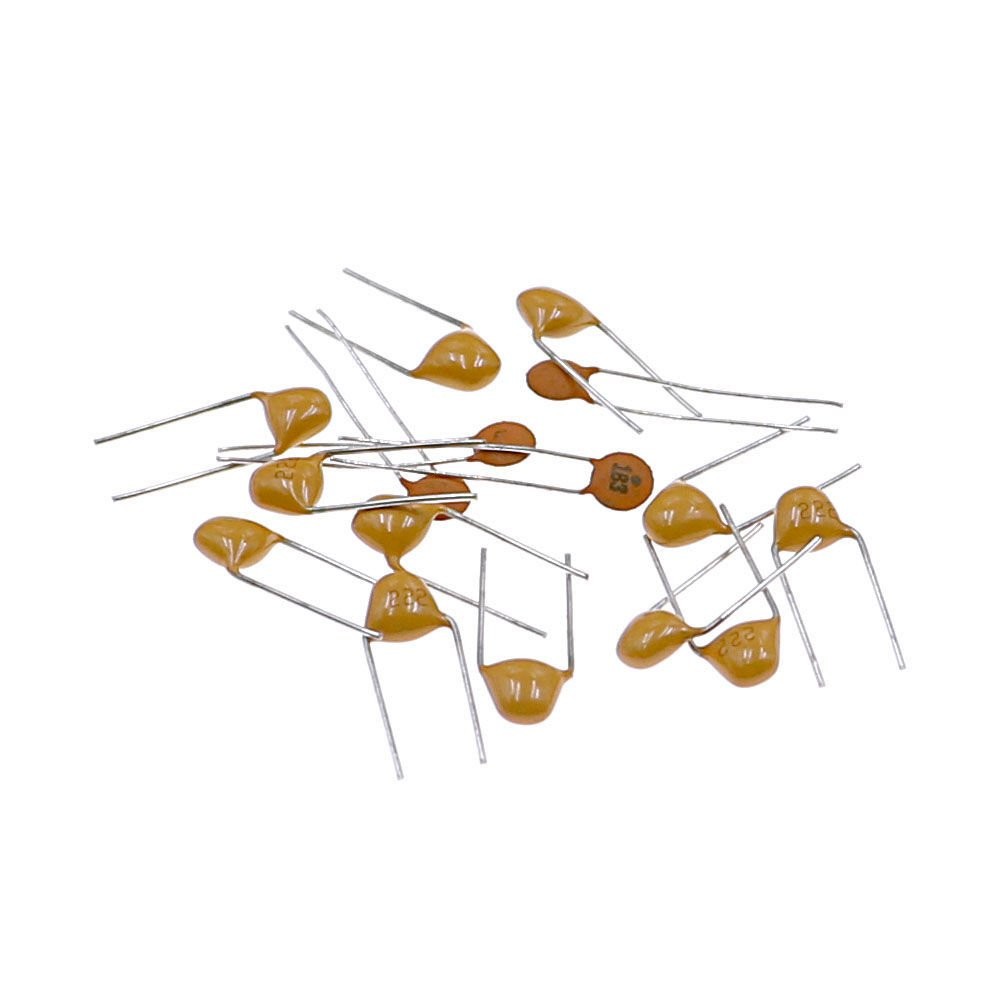 35 ประเภท 700 ชิ้น ตัวเก็บประจุแบบโมโนลิธิก ซีรีส์ 50V ปลั๊กตรง 8PF~2.2UF ชุดตัวเก็บประจุเซรามิกผสม