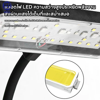 ไฟตู้ปลาเเบบหนีบ โคมไฟตู้ปลา LED RGB โคมคลิป กันน้ำสำหรับปลูกพืชLED คุณภาพสูง อายุการใช้งานยาวนาน