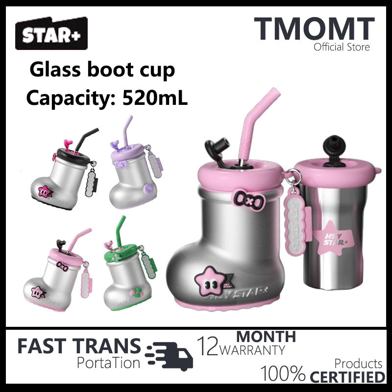 STAR+ Glass Boots Cup Hot Water Bottle Starplus Glass Refrigerated Glass