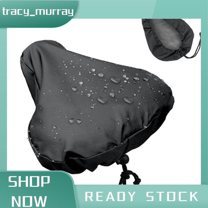 tracy_murray ที่หุ้มเบาะจักรยานผ้าคลุมกันฝนกันน้ำ 27x24 ซม.สำหรับจักรยานเสือภูเขาและจักรยานไฟฟ้า ป้องกันฝุ่น