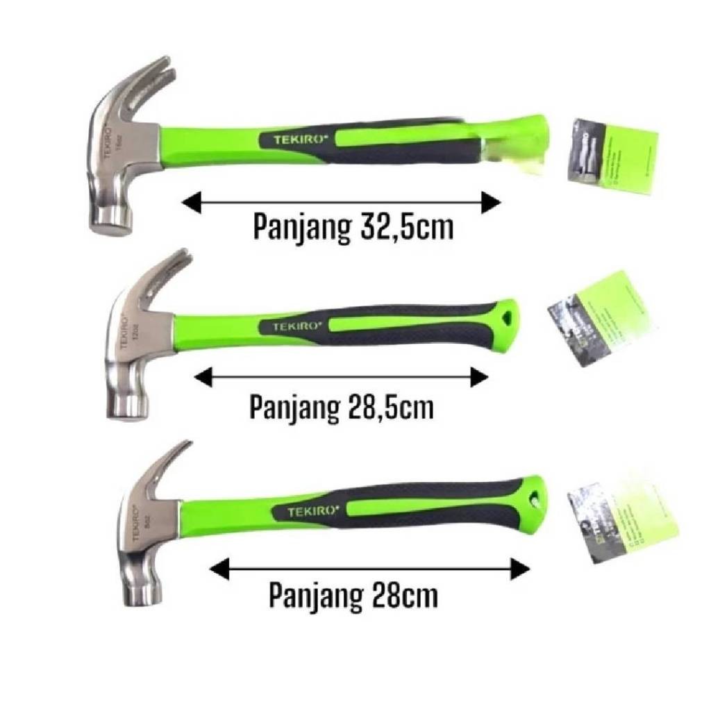 TEKIRO GOAT HAMMER 8OZ 12OZ 16OZ (เคลือบ) พร้อม MAGNET CLAW HAMMER ORIGINAL 8oz/ 12oz / 16oz