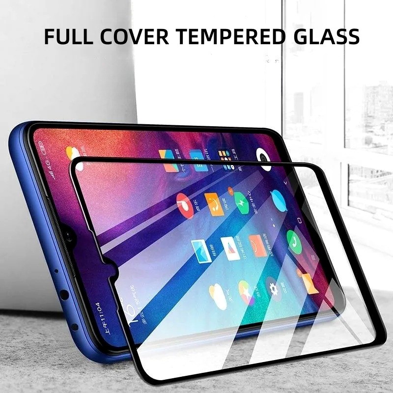 9H HD Black EdgeกระจกนิรภัยสําหรับVivo V1832A V1831A V1829A V1813A V1809A 2018 2006 2004 1951 19938 