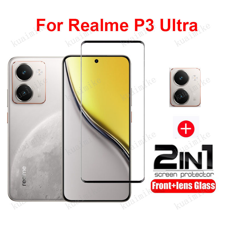 ฟิล์มกระจก Realme P3 Ultra ฟิล์มกระจกนิรภัยกันรอยหน้าจอ สำหรับ Realme C71 C73 C75 C75x C61 C63 C65 C